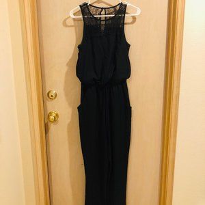 Lace-Detailed Jumpsuit